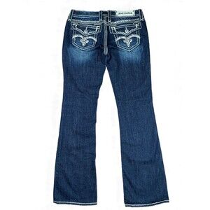 Rock Revival Womens Jenna Boot Cut Jeans Size 28 Festival Rockabilly Western